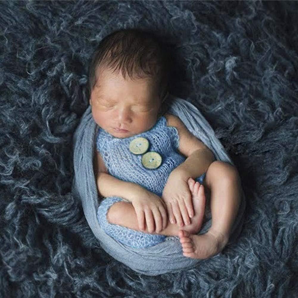 Baby Photography Props Boy Girl Photo Shoot Outfits Newborn Crochet Costume Infant Knitted Clothes Mohair Outfit - Image 2